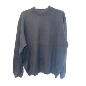Men’s Ponte Vecchio Italian 100% Merino Wool Black Sweater. Size XL
